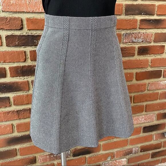 Zara Skirt sz XS A-Line Grey Skirt Skater Skirt whimsigoth - Picture 3 of 9